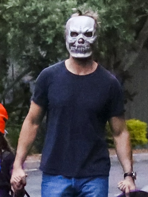 Ryan Gosling trick or treating on Halloween in Bondi. Picture: Media Mode