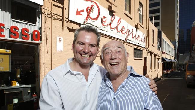 Sisto Malaspina’s son, David, is set to take over from his late father’s longtime business partner and friend, Nino Pangrazio. Picture: David Caird