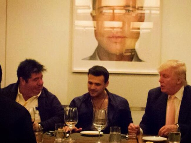 Goldstone (right) said people thought he was a “James Bond spy character”. Picture: Facebook