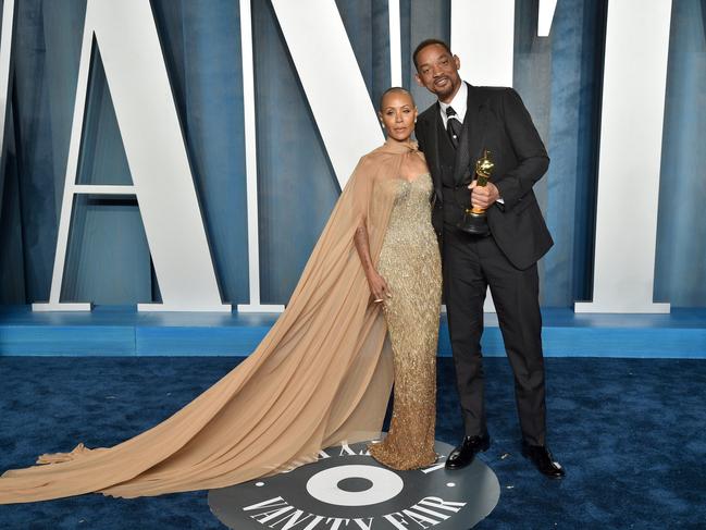 Will Smith and Jada Pinkett Smith attend the 2022 Vanity Fair Oscar Party hosted by Radhika Jones. Picture: Getty Images