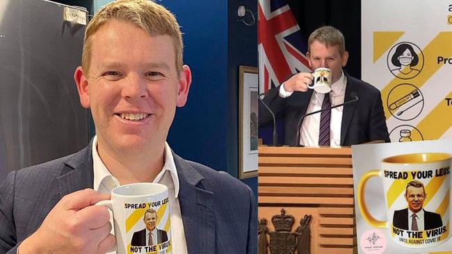 Chris Hipkins took ownership of a slip he made during a press conference.