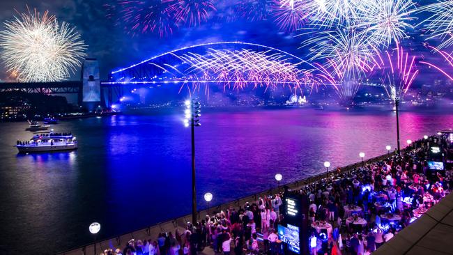 SYDNEY, AUSTRALIA - NCA NewsWire Photos - Sunday, 31 December, 2023: SYDNEY NEW YEARS EVE 2023 Midnight fireworks at Sydney Opera House. Picture: NCA NewsWire / Monique Harmer