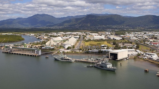 The HMAS Cairns naval base where four Arafura class patrol boats will be home ported. PICTURE: SUPPLIED