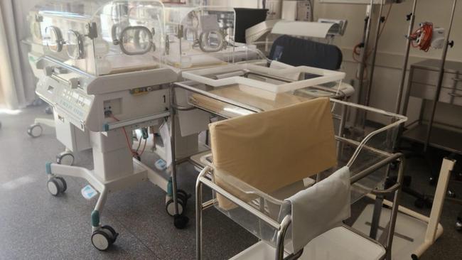 A mothballed maternity unit, inside a private hospital in Australia. Picture: Supplied