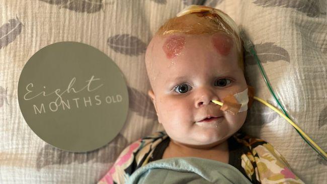 Zarliah is one brave little girl. Image: Supplied