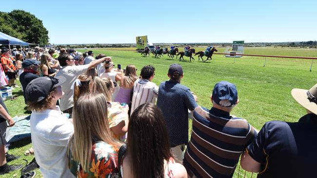 Racegoers at the Woolamai Cup 2024. Picture: David Smith