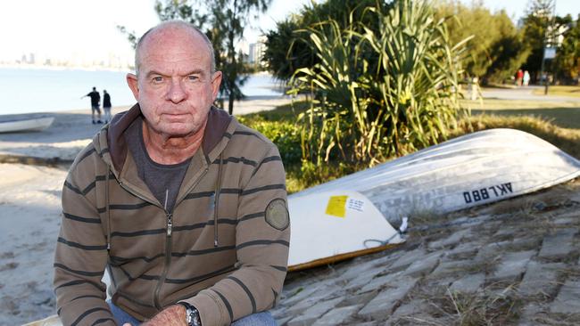 Wayne Hayes has been fighting to keep tinnies along the foreshore of Labrador. Picture: Tertius Pickard