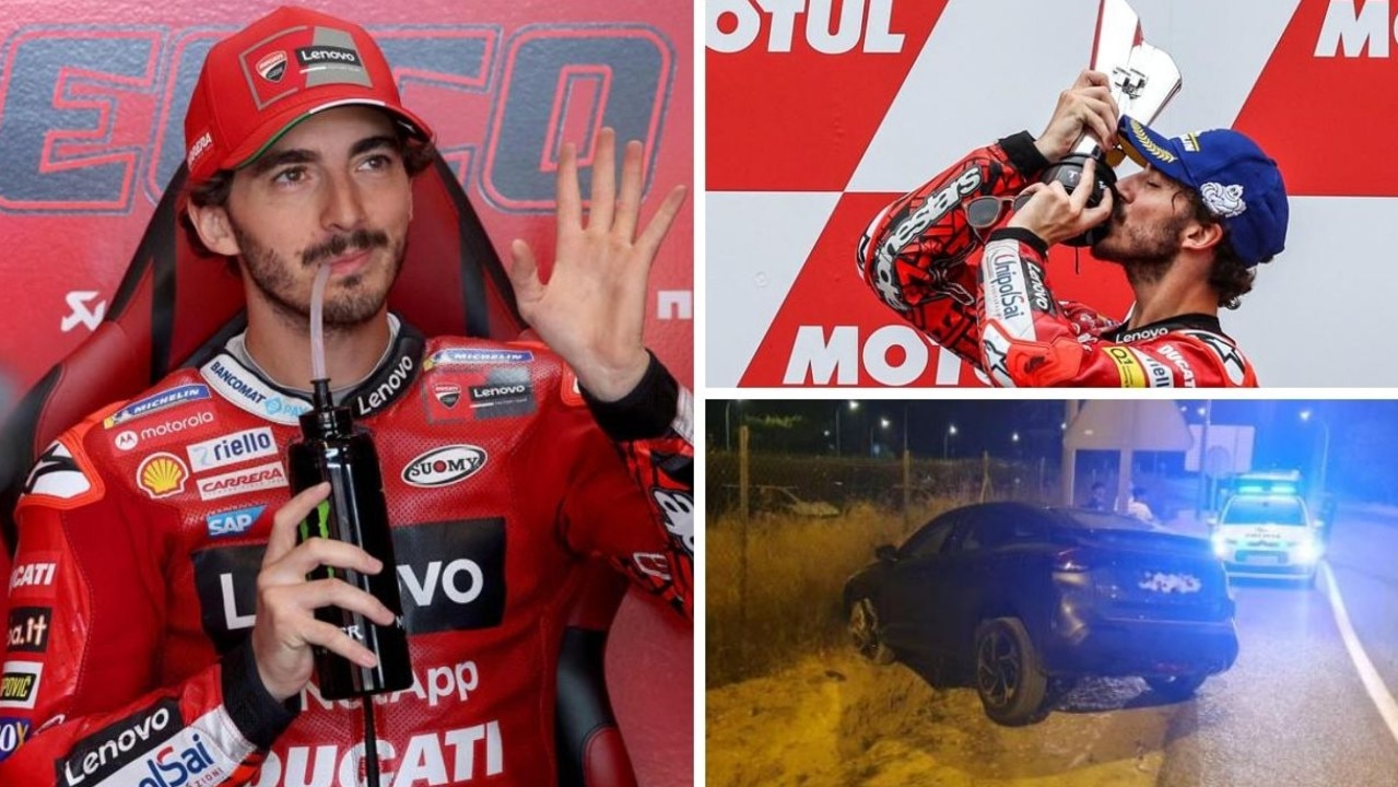 Franceso Bagnaia crashed while over the alcohol limit.