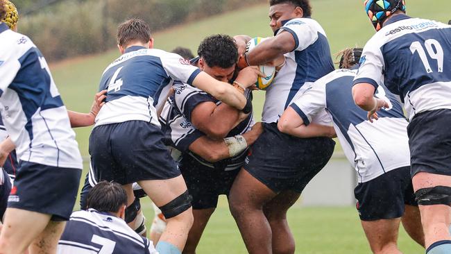 Day one action between NSW Juniors and Victoria.