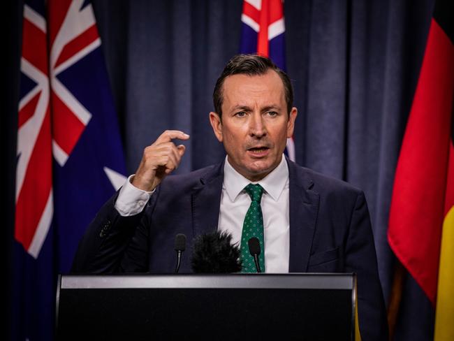 WA Premier Mark McGowan. Picture: NCA NewsWire / Tony McDonough