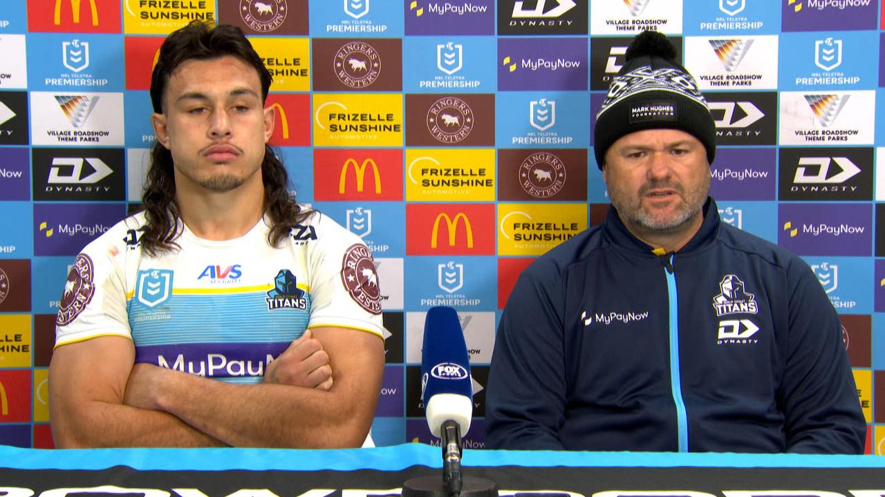 Gold Coast Titans press conference.