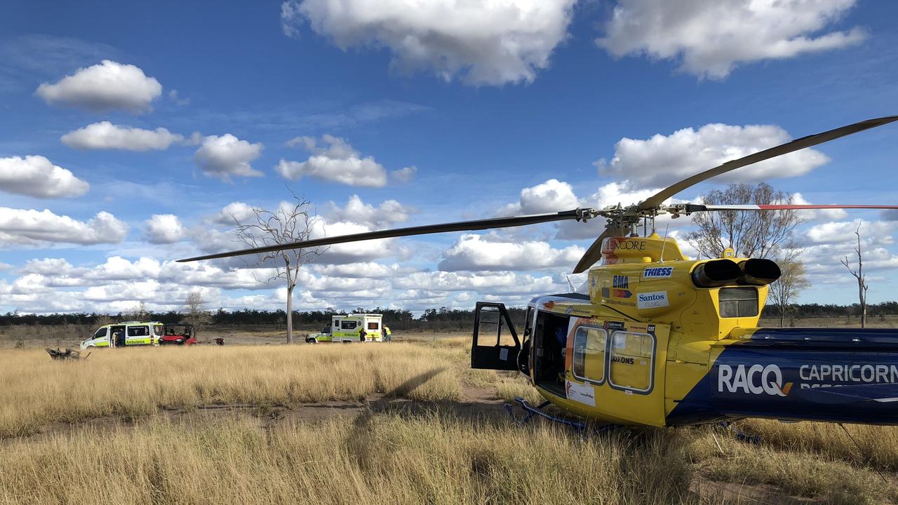 Two female teenagers were taken to Rockhampton Hospital via the RACQ Capricorn Rescue chopper following a four-wheel buggy rollover at Roundstone on May 22.