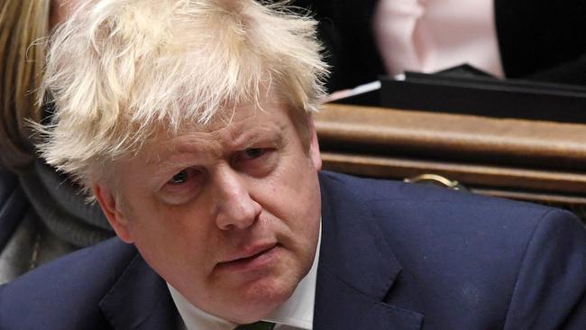 British Prime Minister Boris Johnson on Wednesday Picture: AFP