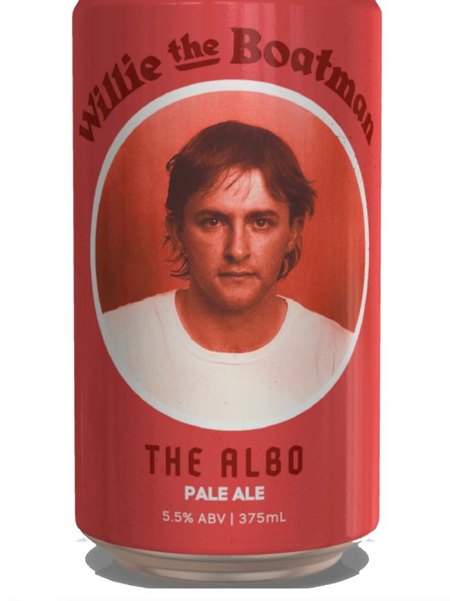 Willie the Boatman's latest beer, The Albo pale ale.