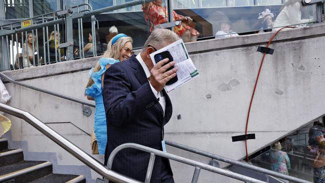 The Big Dance race day at Randwick Racecourse. Mark Latham declined to comment to The Daily Telegraph. Picture: Sam Ruttyn