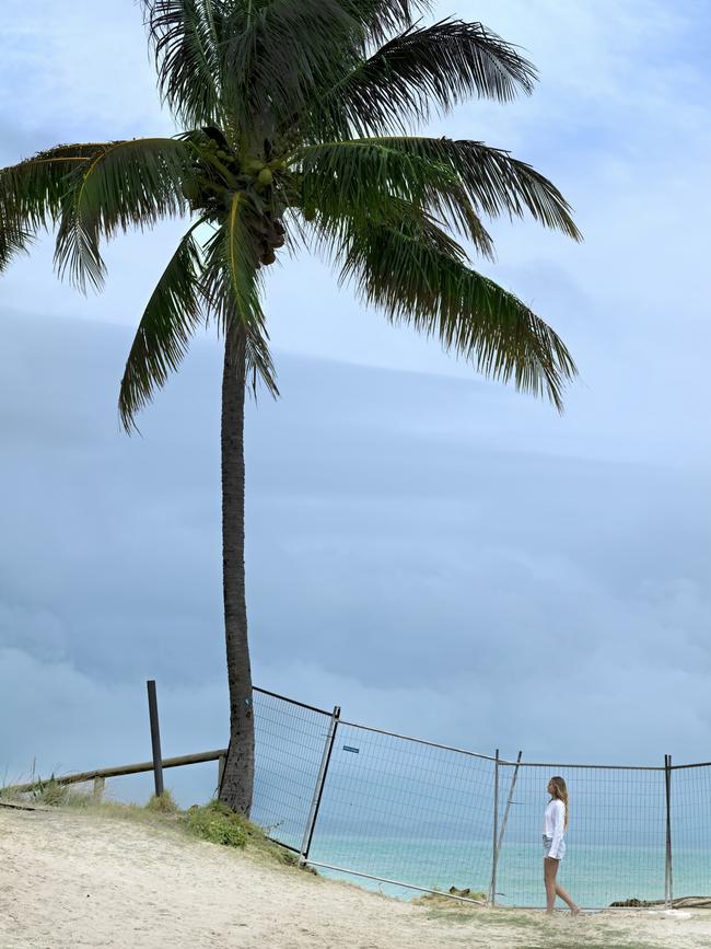 Local resident Sara Baines on Great Keppel Island. Picture: Justine Walpole