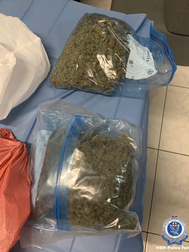 Officers seized $98,000 worth of prohibited drugs. Picture: NSW Police