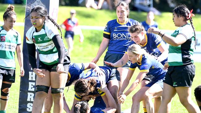 Club rugby women's semi-final Sunnybank v Bond. Saturday August 12, 2023. Picture, John Gass