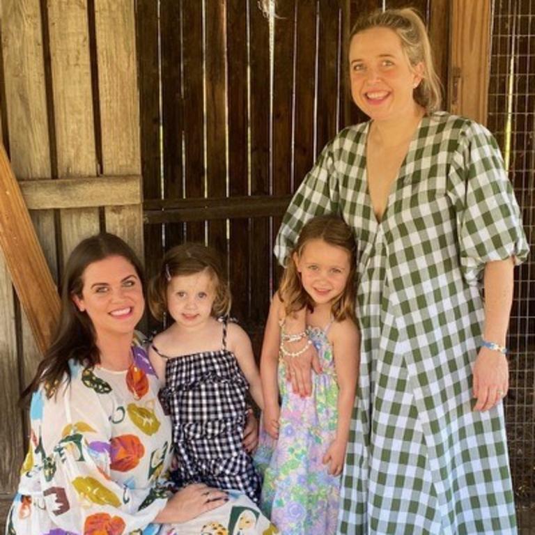 Ellen Woodgate and Hannah Macdonald, founders of The Lady Counsel, say it was important to have the support of their husbands and families. Picture: Supplied