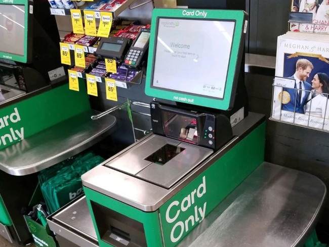 Supermarkets have amped up the usage of self-serve checkouts along with security measures. Picture: Supplied