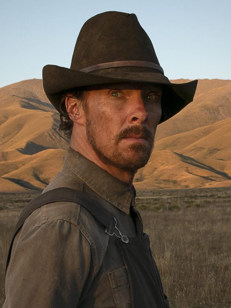 Benedict Cumberbatch in The Power of the Dog.