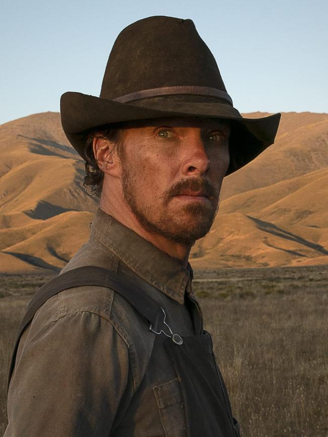 Benedict Cumberbatch in The Power of the Dog.
