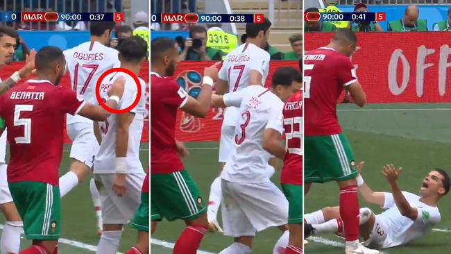 Portuguese star Kepler Laveran de Lima Ferreira ComM, known better as “Pepe”, was brutally shamed on social media for taking a dive late in the second half after being touched on the shoulder by Morocco captain Mehdi Benatia.