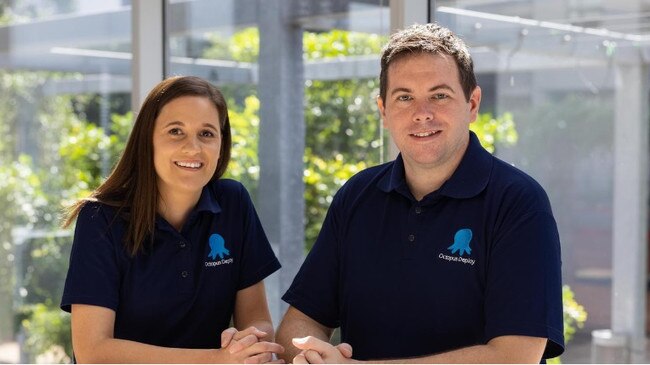 Husband-and-wife team Sonia and Paul Stovell started up one of the country’s newest billion dollar start-up tech companies in 2021 and now have NASA and Microsoft among clients. Picture: News Corp