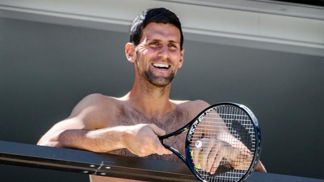 Men's world number one tennis player Novak Djokovic. Picture: AFP