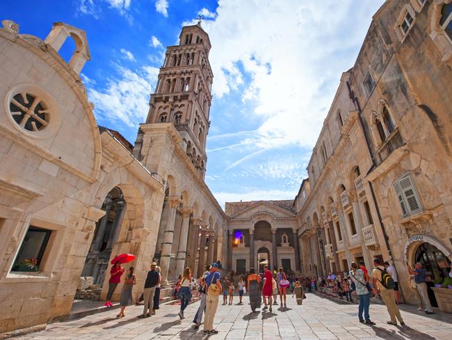 The Peristil of the Diocletian's palace.