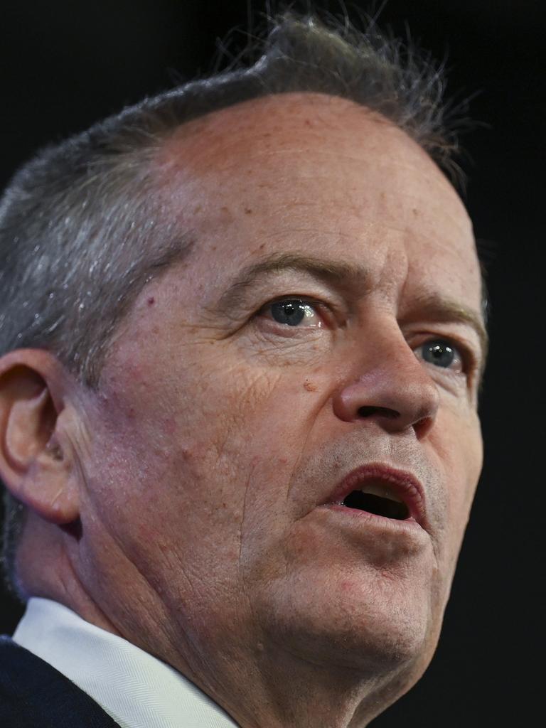 NDIS and Government Services Bill Shorten clashed with 2GB host Ben Fordham during an interview. Picture: NCA NewsWire / Martin Ollman