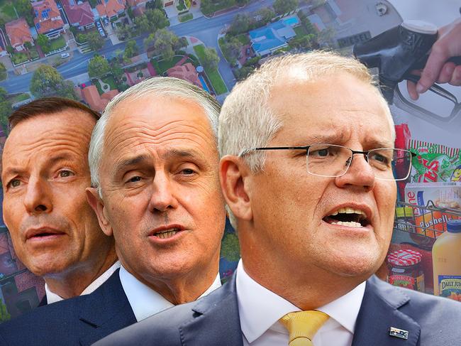 The Coalition has been in power for nine years, with three men in the top job: Tony Abbott, Malcolm Turnbull and Scott Morrison.