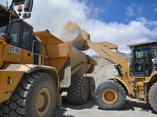 Up to 135 people are expected to be employed at the open cut tungsten mine. Picture: Bronwyn Farr.