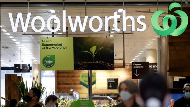 Woolworths also ranked highly. Picture: NCA NewsWire / Nikki Short