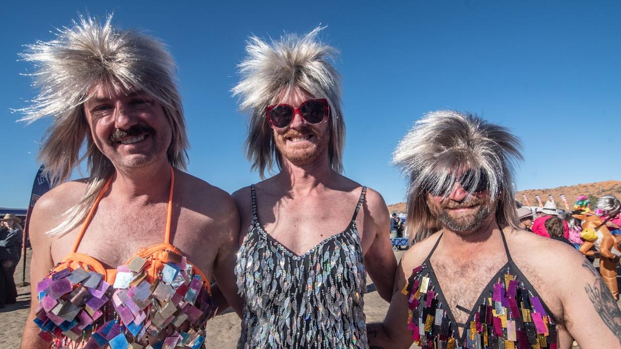 5,838 boot-scooters claim world record raising over $87,000 for Royal Flying Doctors at world’s most remote festival BIG RED BASH SMASH ‘NUTBUSH’ WORLD RECORD IN MOST AUSSIE TRIBUTE TO TINA TURNER . Picture: Supplied