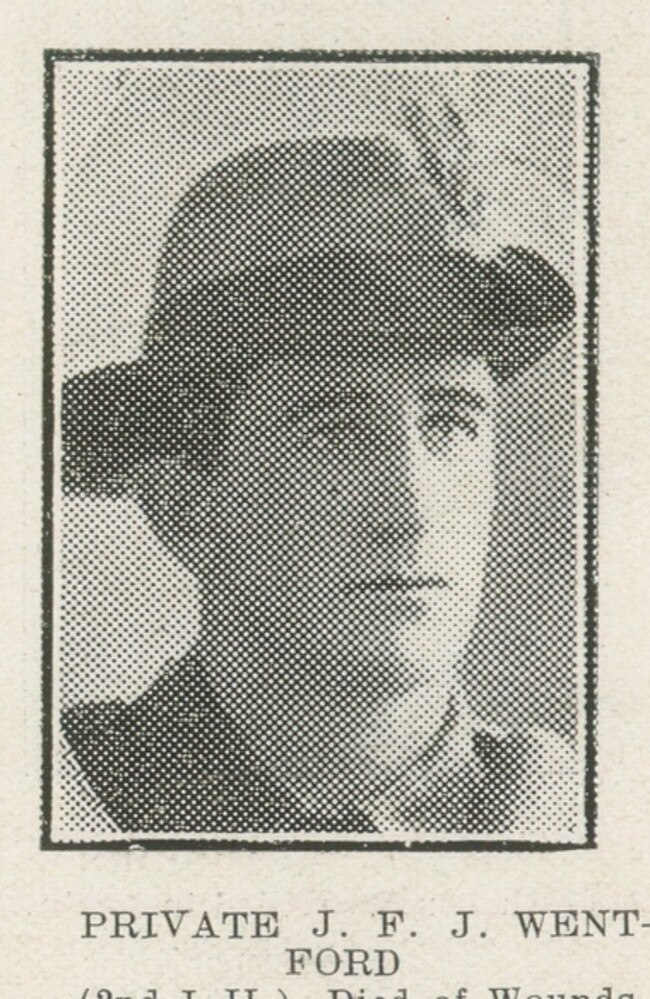 Trooper Jack Frederick James Wentford