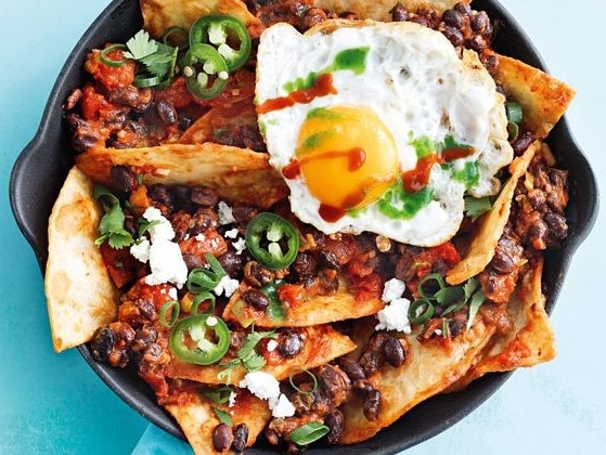 Breakfast chilaquiles.