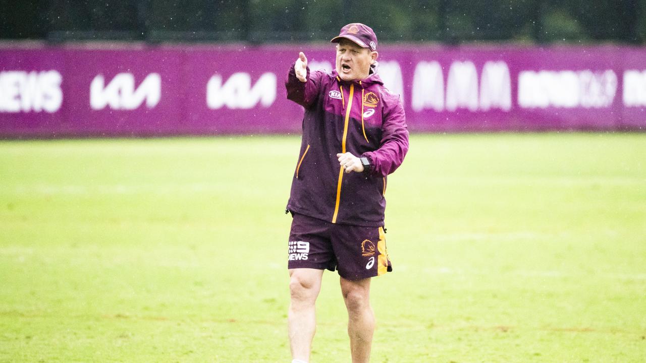 Broncos coach Kevin Walters at Brisbane Broncos NRL training at Red Hill, Saturday, July 3, 2021 – Picture: Richard Walker