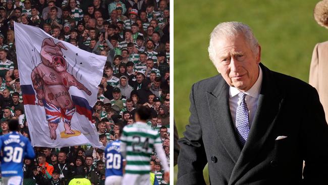 The Celtic fans made their intentions clear. Photo: Getty Images