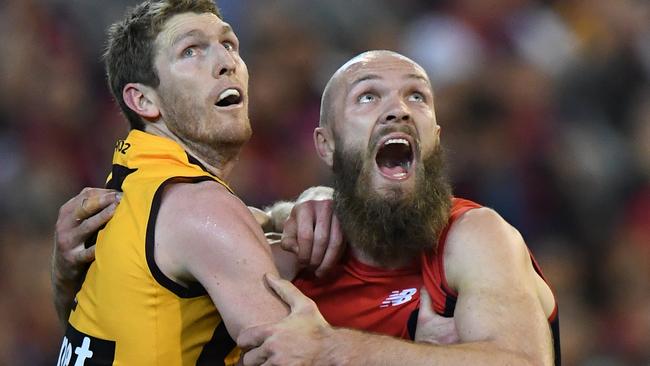 Max Gawn is crucial to the Demons. Picture: AAP