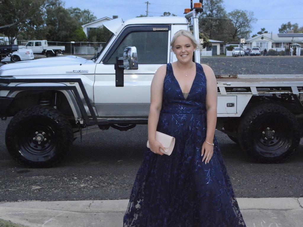 Abby Trent at the Dalby Christian College Formal