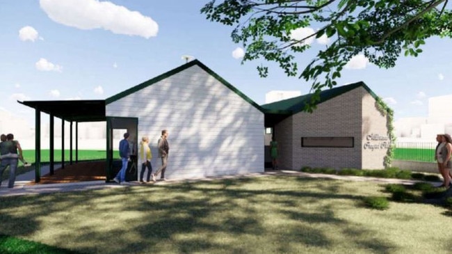 Artist impression of a planned new Millswood Croquet Club home. Image: Studio Nine Architects