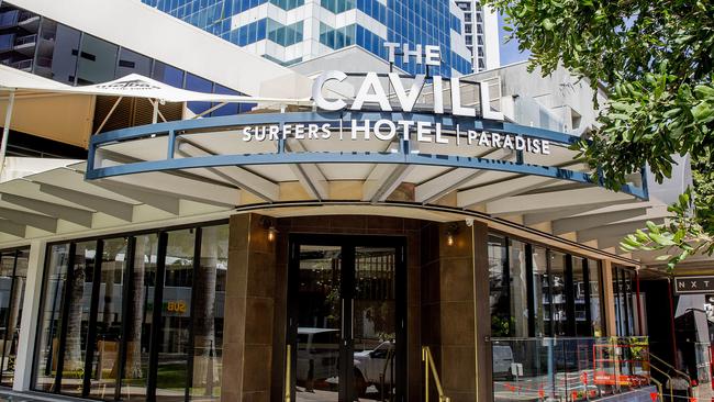 The Cavill Hotel in Surfers Paradise. Picture: Jerad Williams