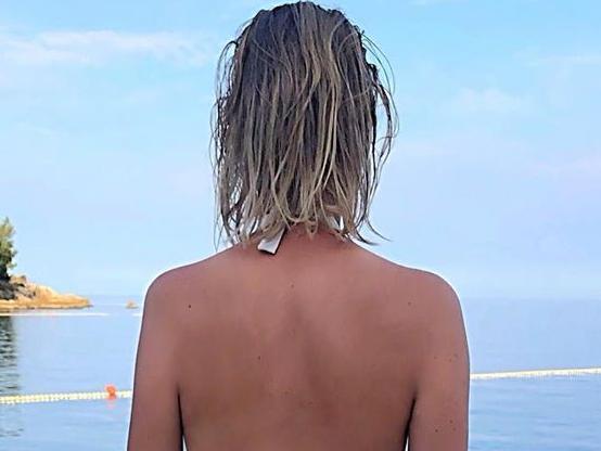Tennis star flaunts weight loss. Picture: Instagram /
