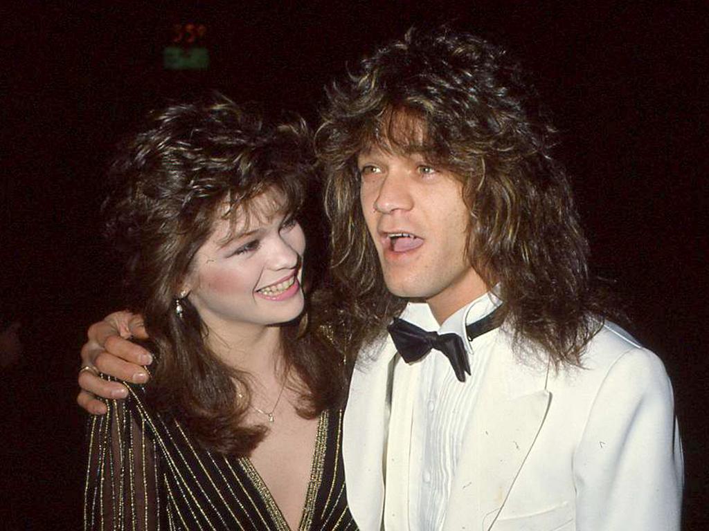 ‘Upstaging him with his romance’ … Eddie Van Halen with his TV star wife Valerie Bertinelli. Their relationship thrilled the media, but Dave Lee Roth was less impressed.