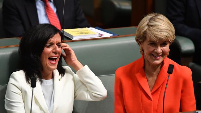 Julia Banks with Julie Bishop