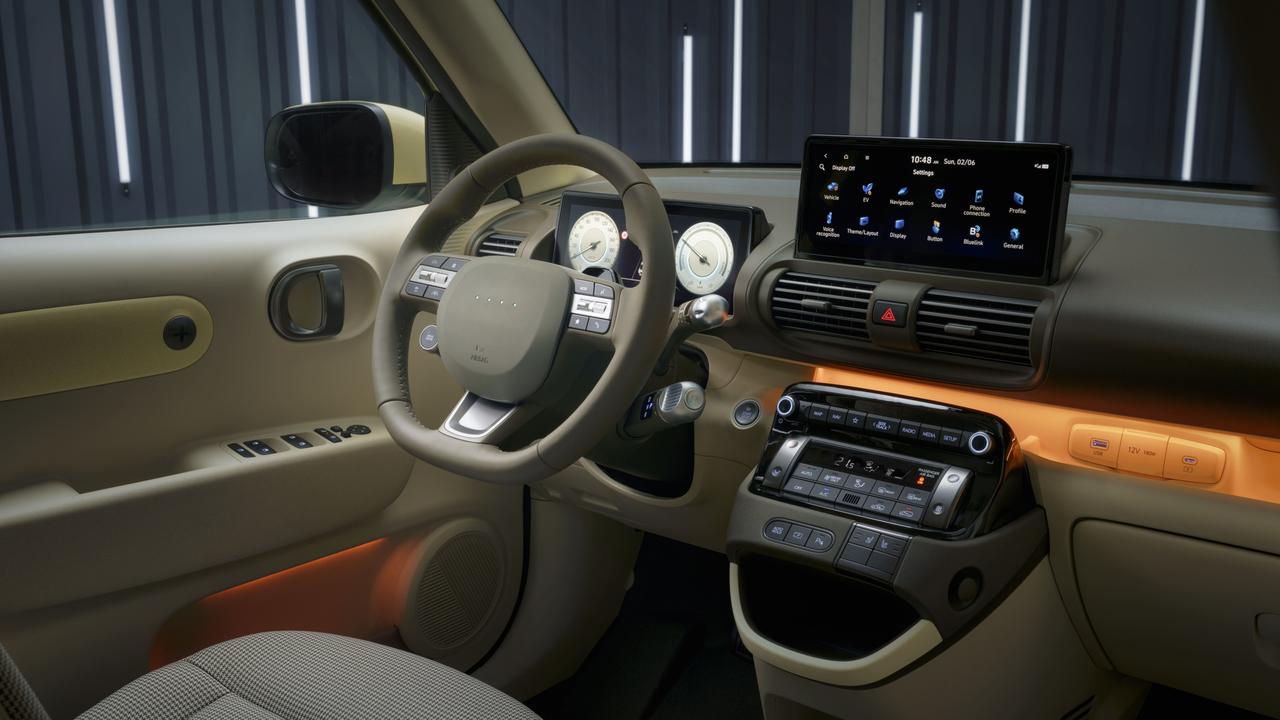 The Hyundai Insterhas a cozy, high-tech cabin. Photo: Supplied