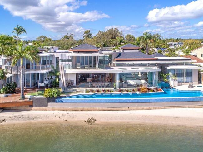 Anthony Bell’s Noosa Sound mansion.