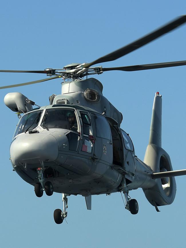 Operation Kakadu onboard the HMAS Perth. Picture: (A)manda Parkinson