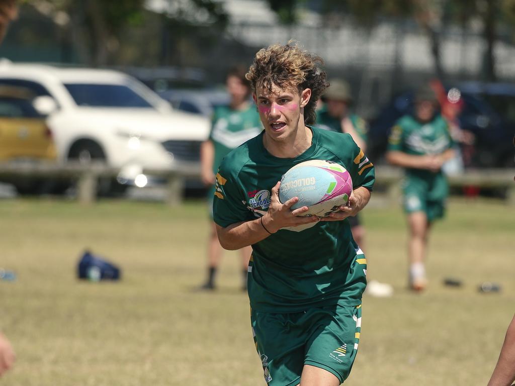 Iona College V Pine Rivers State High at the 2024 Gold Coast Titans All Schools Touch Football Picture: Glenn Campbell
